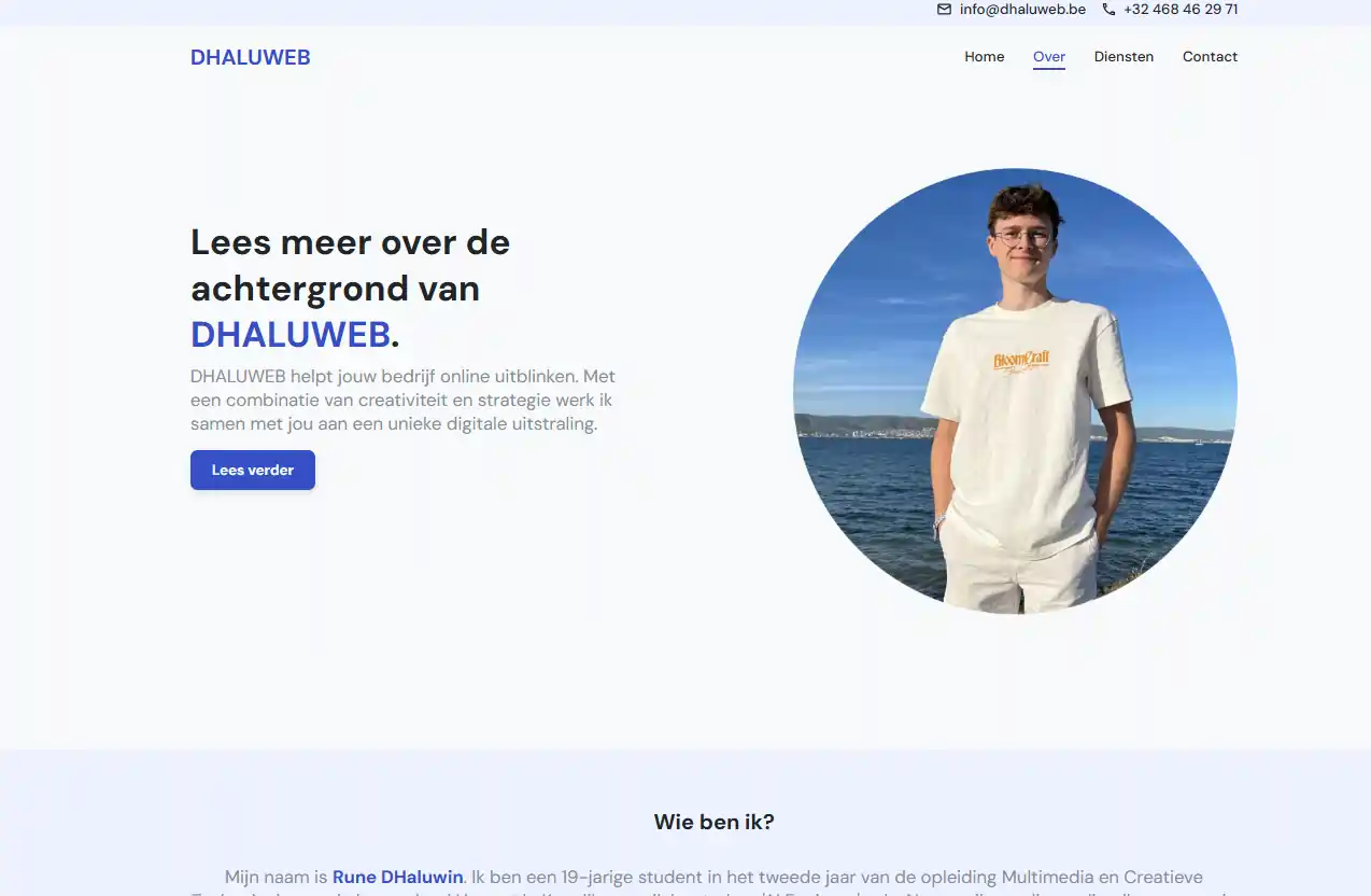 Rune working on websites